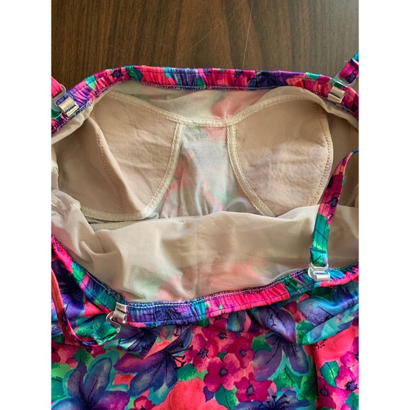 Vintage Jantzen classics tankini top swimsuit women's size 20 - Picture 7 of 12